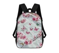 FWJZDSP Watercolour Cherry Blossom Travel Backpack Lightweight Everyday Pack Water Resistant Laptop Bag for Men17in