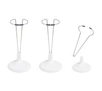 FWKAILEPING 2 Pack Stray Kids Lightstick Support, 5.5inch-1.9inch Lightstick Stand, Refer to Kpop Lightsticks, Twice Lightstick, Skz Lightstick, Ateez Official Lightstick Support（Two White）
