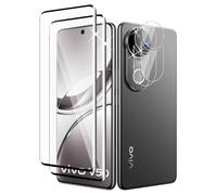 FWKDWHPH [2+2 Pack]Tempered Glass Protective Film for VIVO V50/V50e 5G and Camera Protection Film,9H Hardness,Scratch Resistant,Bubble-Free, 3D Full Coverage,HD Display Protection