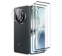 FWKDWHPH Tempered Glass Screen Protector for Realme 14 Pro Tempered Glass and Camera Protective Film, Scratch-Resistant, 9H Hardness, Bubble-Free, 3D Full Coverage, HD Screen Protector for Realme 14