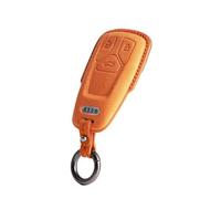 FWNERGUL Car Key Case Bag Compatible For Audi A4 B9 A5 A6 8S 8W Q5 Q7 4M S4 S5 S7 TT RS Suede Auto Housing Accessories(A4)