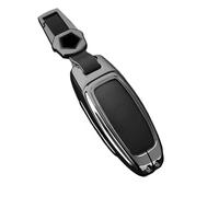 FWNERGUL Car Key Case Cover Shell Holder Protection Compatible for Audi Q8 A6 A3 A8 C8 S6 RS6 A7 S7 RS7 RSQ8 8Y D5 4N RS E-tron GT Q4 Q7 Zinc Alloy(D-gun black chain)