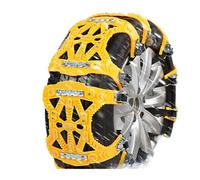 FWNERGUL Winter Snow Chain Manganese Steel TPU Ice Breaking Easy Installation Of Mud Snow Bunker Chains Grip Break Ice(Silver)