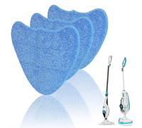FWORUAIS 3Pack Microfiber Steam Mop Pads Replacement, Compatiblewith Vax Steam Mop, Vax Steam Cleaner Pads S85-CM, S86-SF-CC, S86-SF-C, S85-SF-R, Wet/dry Reusable Floor Mop Steamer pads