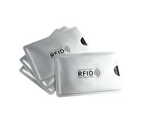 FWORUAIS RFID Card Holder Protector Sleeves (10 Pack) Slim RFID Blocking Card Blocker for Contactless Cards. Bank Cards Protectors Security. Shielded Pocket Wallet for Men and Holders for Women