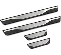 FWSHEN Car Door Sill Plate Protectors for VW Touran 2016-2024 Auto Entry Guards Scuff Cover Panel Protector Rubber Anti Scratch Front Rear Pedal