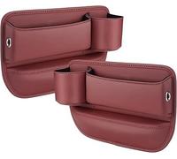 FWSHEN Car Seat Storage Box for Mazda MX-5. Miata. RF Filler Organizer with Cup Holder Car Seat Gap Filler Car Leather Cup Holder Gap Bag