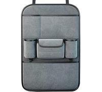 FWSHEN Primst Leather Car Backseat Organizer for Subaru Liberty (2009-2013) Foldable Table Tray Car Seat Back Protectors Kick Mats Car Seat Organizer,D