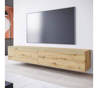 Fwstyle 1.8M 2 Door Artisan Oak Effect Large Tv Media Unit In Brown Brown One Size