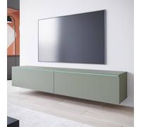 Fwstyle 1.8M 2 Door Misty Green Large Tv Media Unit Green One Size