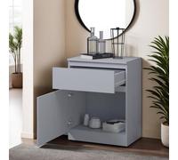 Fwstyle 1 Door 1 Drawer Multi Storage Unit Matt Grey