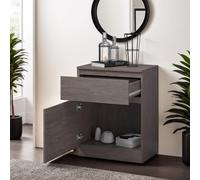 Fwstyle 1 Door 1 Drawer Rustic Oak Multi Storage Unit