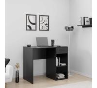 FWStyle 1 Drawer 2 Shelf Home Office Study Desk Anthracite Grey FWStyle Grey