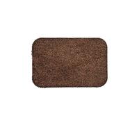 Fwstyle 100% Cotton Dirt Stopper Anti Slip Door Mat 75X50Cm - Jasper Brown Brown