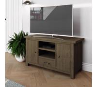 FWSTYLE 2 Door 1 Drawer Large Tv Unit Solid Reclaimed Natural Pine