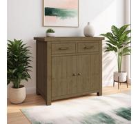Fwstyle 2 Door 2 Drawer Small Solid Pine Sideboard