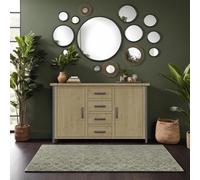 Fwstyle 2 Door 4 Drawer Solid Pine Large Sideboard