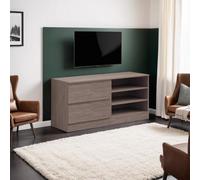 Fwstyle 2 Drawer 3 Shelf Rustic Oak Tv Unit