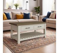 Fwstyle 2 Drawer Coffee Table Solid Reclaimed Pine