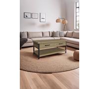 Fwstyle 2 Drawer Solid Pine Storage Coffee Table In Brown Brown One Size