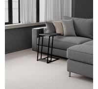 Fwstyle 2 Tier Modern Dark Grey Sofa/end Table