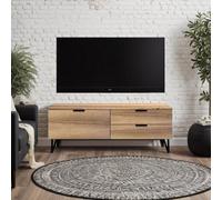 Fwstyle 3 Drawer Tv Unit Cracked Oak Fast Click Assembly