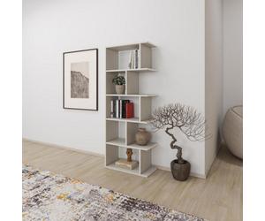 Fwstyle 5 Tier Modern Open Plan Bookcase Shelving Unit