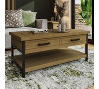 FWSTYLE Driftwood Lacquered Solid Pine Coffee Table