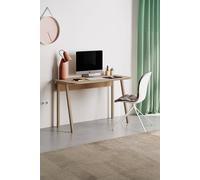 Fwstyle Freestanding Student Study Desk Home Office Natural Oak In Brown Brown One Size