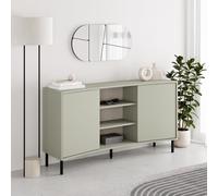 Frem 2 Door Curved Large Sideboard Ash Green FWStyle Green One Size