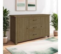 Fwstyle Large 2 Door 3 Drawer Solid Pine Sideboard