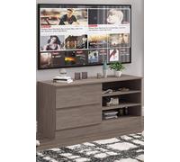 Modern Lounge TV and Entertainment Unit, Rustic Oak