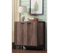 Fwstyle Modern 2 Door Industrial Design Sideboard In Brown Brown One Size