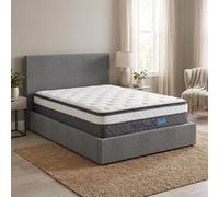 Fwstyle Muse Thick Pillow Top Pocket Sprung Uk King Size Mattress 35Cm In White White