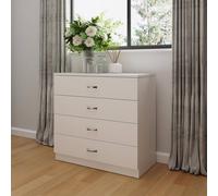 FWStyle Promo 4 Drawer Chest Of Drawers White FWStyle White