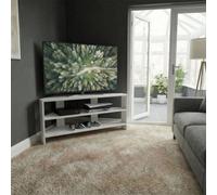 Fwstyle Promo White Corner Tv Unit (H) 45 (W) 110 (D) 36Cm