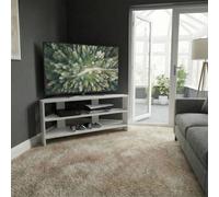 Fwstyle Promo White Corner Tv Unit (H) 45 (W) 110 (D) 36Cm White