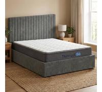 Fwstyle Repose Pillow Top Pocket Sprung Uk Double Mattress 25Cm Thick In White White