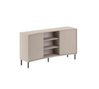 Fwstyle Sandstone 2 Door Modern Curved Sideboard