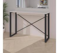 Fwstyle Sandstone Modern Console Hallway Table In Beige Beige