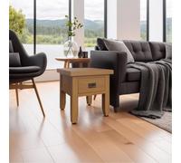 Fwstyle Side Lamp Table Solid Oak