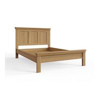 Fwstyle Solid Laquered Natural Oak Double Bedframe