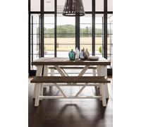 Fwstyle Solid Pine 1.4M Large Dining Room Bench Handmade In Brown Brown One Size