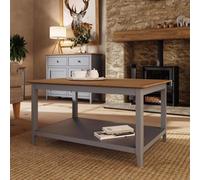 Fwstyle Taberno Coffee Table Dove Grey (H) 46 (W) 90 (D) 60Cm