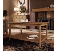 Fwstyle Taberno Coffee Table Natural Oak (H) 46 (W) 90 (D) 60Cm