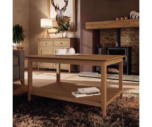 Fwstyle Taberno Coffee Table Natural Oak (H) 46 (W) 90 (D) 60Cm