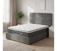 Fwstyle Trance Euro Top Pocket Sprung Double Mattress With Edge Support 33Cm Thick