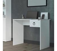 Fwstyle White 1 Drawer Storage Desk Home Office Study Room