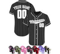 FwSYouMAI Custom Baseball Jersey Personalised Printed Teamname Number Customised Shirts Sport Uniform for Men,Women,Youth