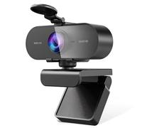 FWV Webcam for PC &2K HD Web Cam,Webcam with Microphone Stand for PC/MAC/Laptop/Desktop,Wide Angl,Plug and Play,Web USB HD Computer Web Camera for Zoom/YouTube/Skype/Teams/Conferencing/Video Calling